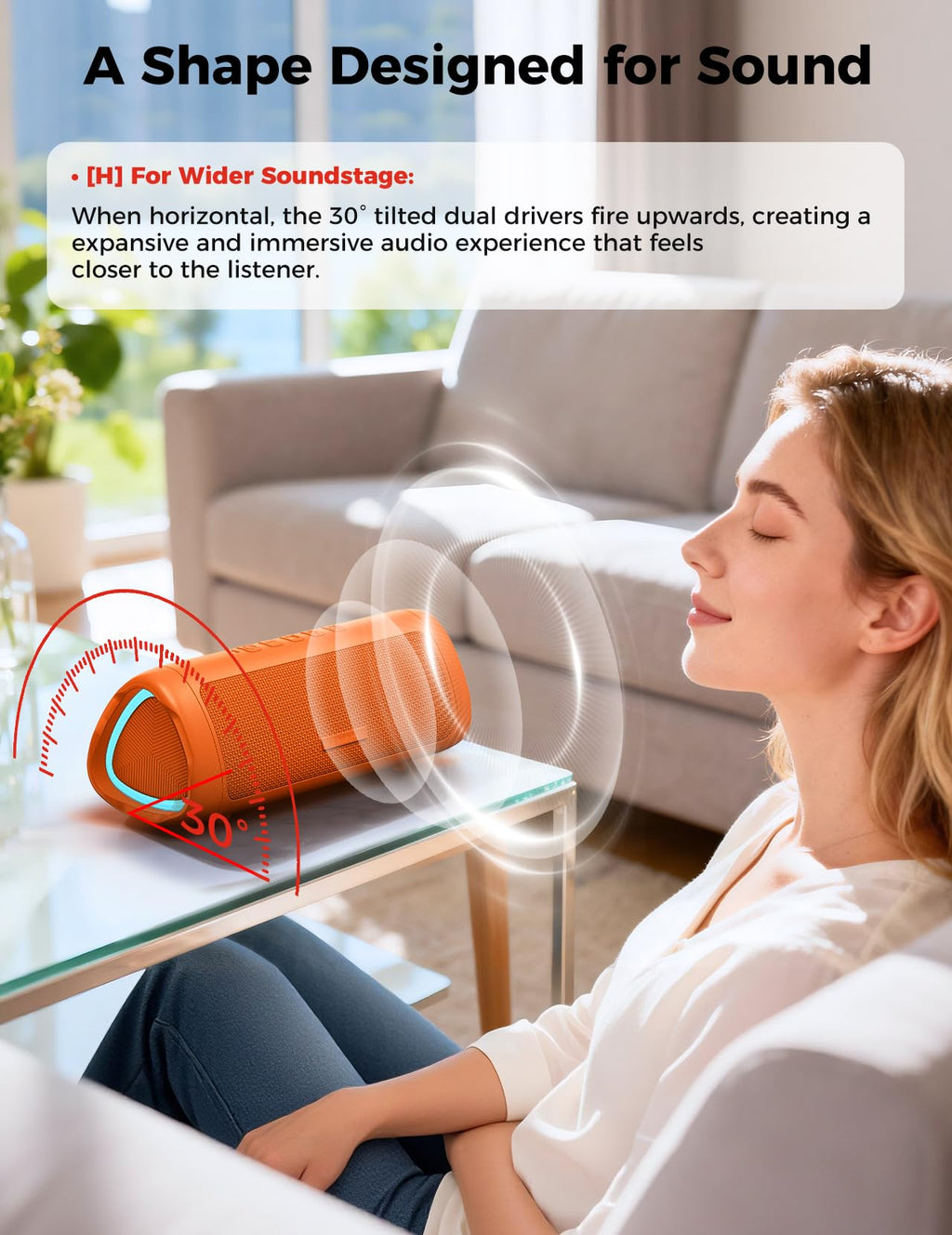 BolaButty Bluetooth Speaker Portable Wireless, IPX5 Waterproof, Up to 20H Playtime, TWS Pairing, BT5.3, for Home/Party/Outdoor/Camping/Beach Essentials, Birthday Gift (Black)